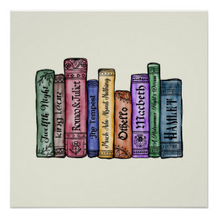 Shakespeare Books No.1 Poster