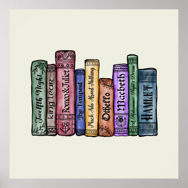 Shakespeare Books No.1 Poster (Front)