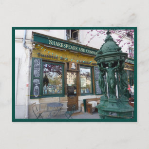 Shakespeare Bookstore (Paris) Postcard