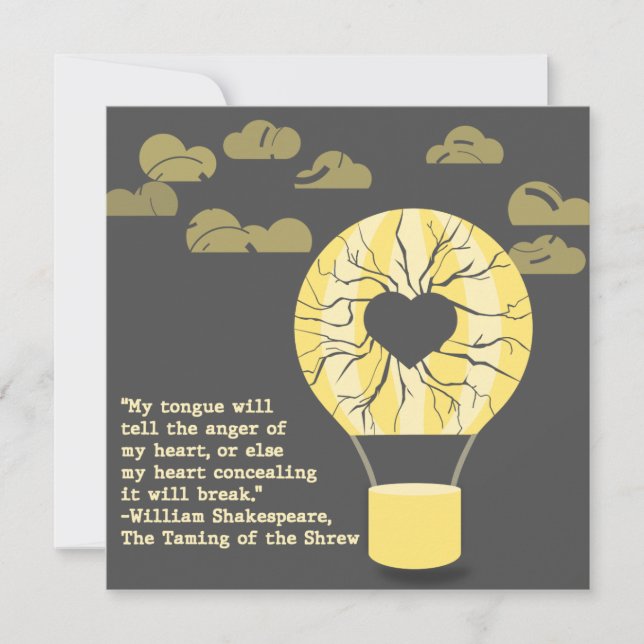 shakespeare Card (Front)