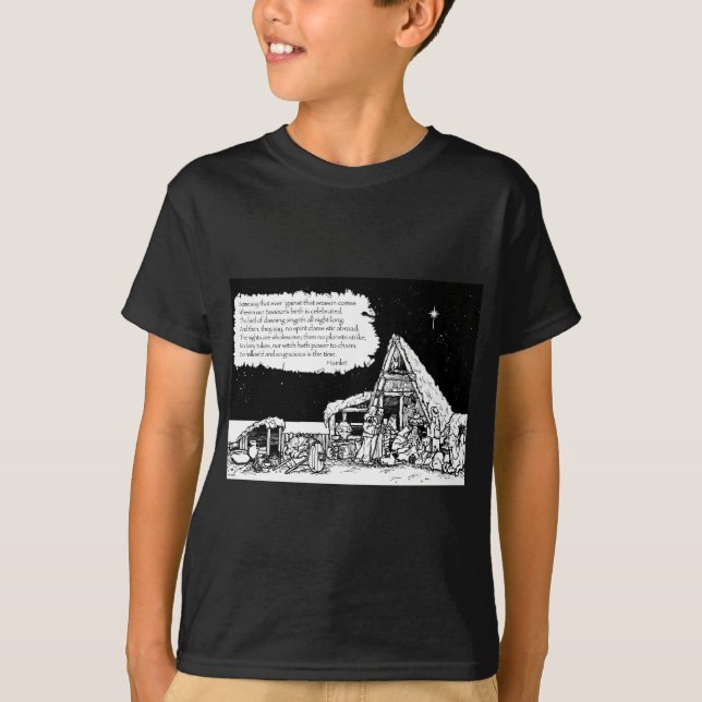 Shakespeare Christmas T-Shirt (Front)