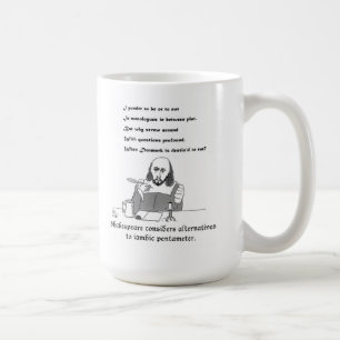 Shakespeare considers the limerick coffee mug