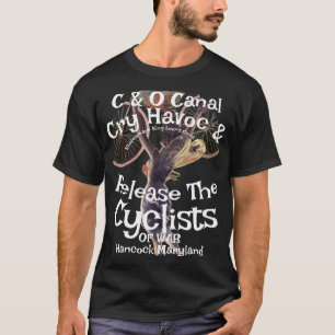 Shakespeare Cycling C & O Canal War Cyclists T-Shirt