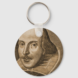 Shakespeare Droeshout Engravings Key Ring