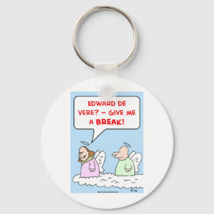 shakespeare edward de vere angels heaven key ring