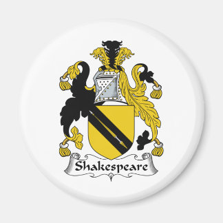 Shakespeare Family Crest Magnet
