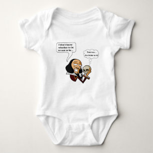Shakespeare Hamlet, To Be or Not To Be Baby Bodysuit