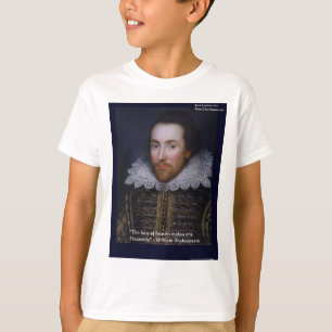 Shakespeare "Heavenly Love" Quote Gifts & Cards T-Shirt