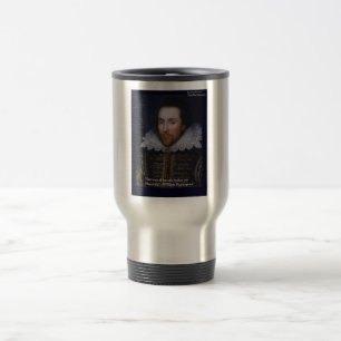 Shakespeare "Heavenly Love" Quote Gifts & Cards Travel Mug