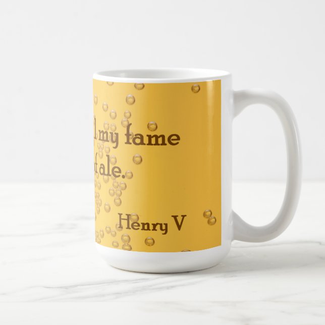 Shakespeare Henry V Beer / Ale / Coffee Mug (Right)