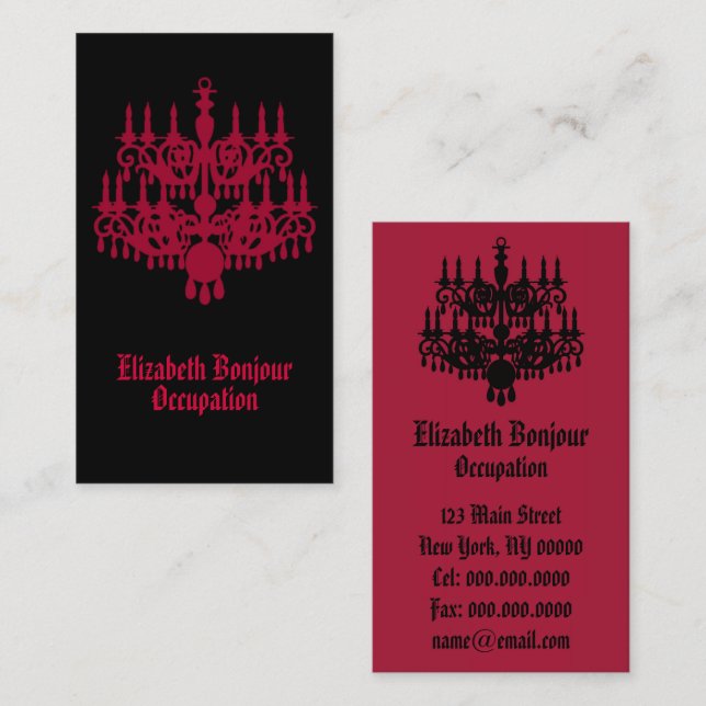 Shakespeare in Love ~ Business Card (Front/Back)