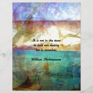Shakespeare Inspirational Quote About Destiny