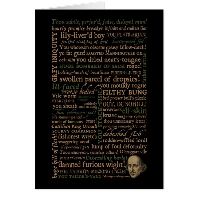 Shakespeare Insults Collection (Front)