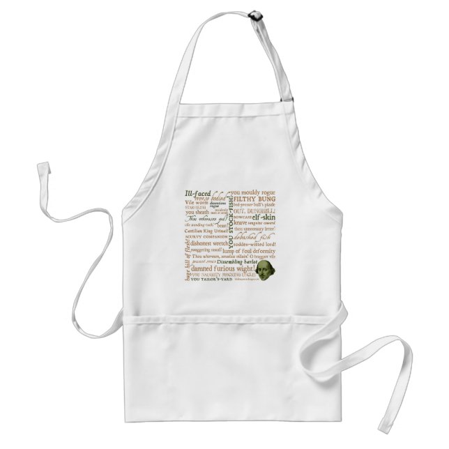 Shakespeare Insults Collection Standard Apron (Front)
