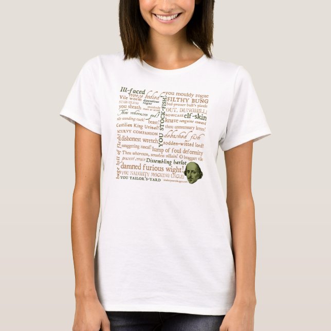Shakespeare Insults Collection T-Shirt (Front)