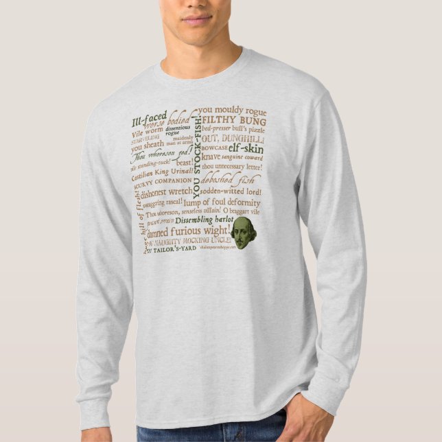 Shakespeare Insults Collection T-Shirt (Front)