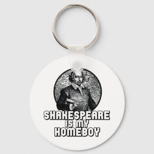 Shakespeare Key Ring