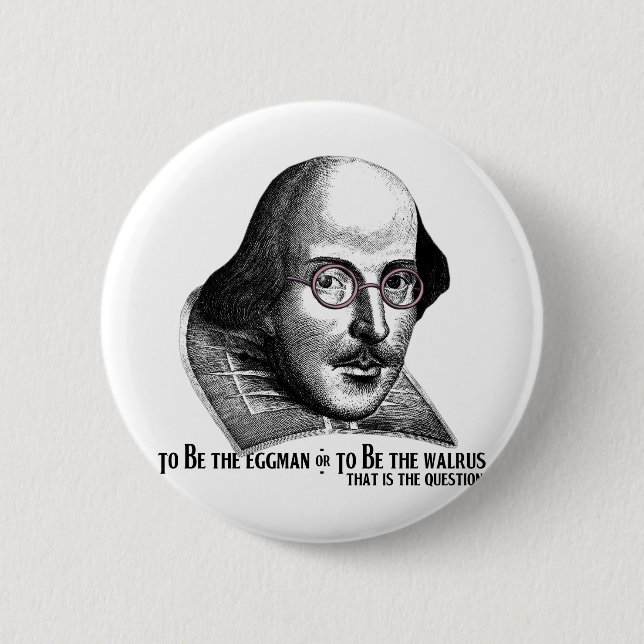 Shakespeare Lennon II 6 Cm Round Badge (Front)