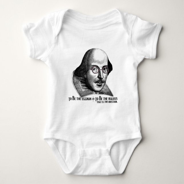 Shakespeare Lennon II Baby Bodysuit (Front)