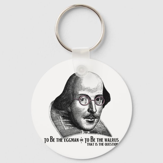 Shakespeare Lennon II Key Ring (Front)