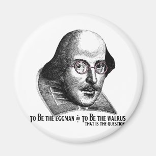 Shakespeare Lennon II Magnet