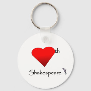 Shakespeare Love Key Ring