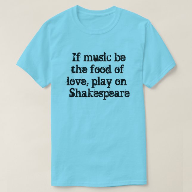 Shakespeare Love Shirt (Design Front)
