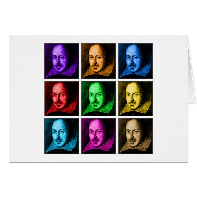 Shakespeare Pop Art (Front Horizontal)