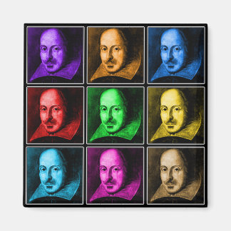 Shakespeare Pop Art Magnet