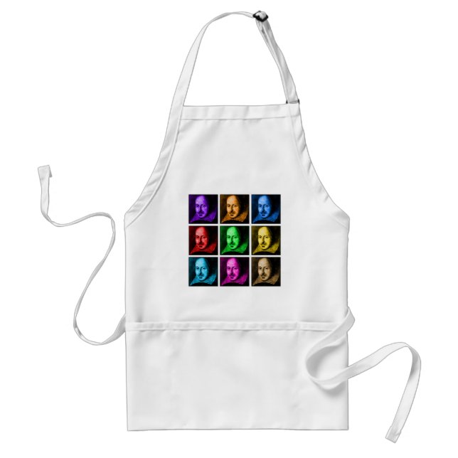 Shakespeare Pop Art Standard Apron (Front)
