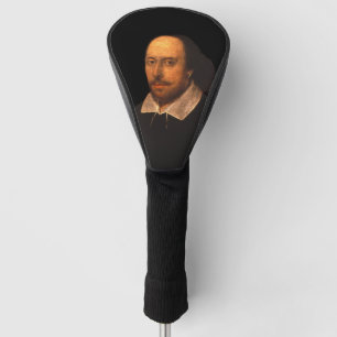 Shakespeare portrait golf head cover