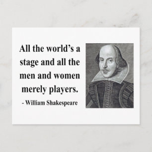 Shakespeare Quote 5b Postcard