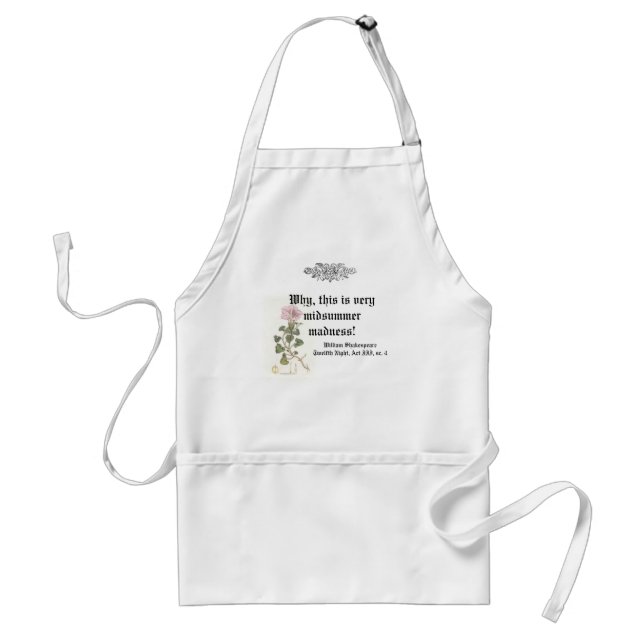 Shakespeare Quote Apron (Front)