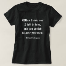 Shakespeare Quote - I Fell In Love