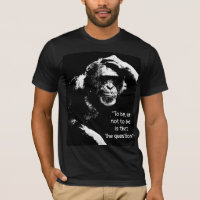 Shakespeare Quote Pop Art Thinking Monkey Men's