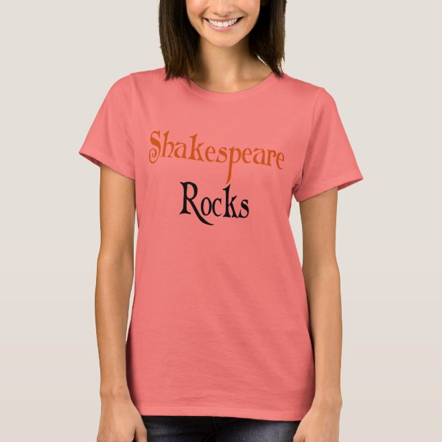 Shakespeare Rocks T-shirt (Front)