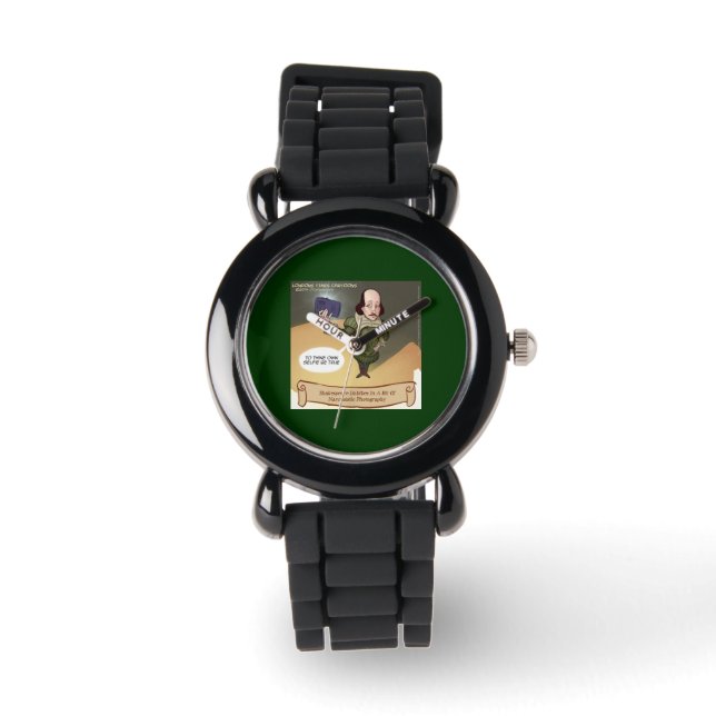 Shakespeare Selfie Funny Womens Watch (Front)