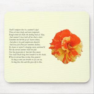 Shakespeare Sonnet # 18 Mouse Pad