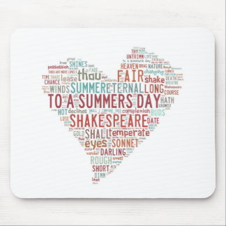 Shakespeare Sonnet 18 Mouse Pad