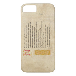 Shakespeare Sonnet 55 (LV) on Parchment Case-Mate iPhone Case