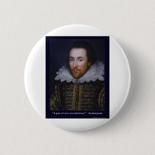 Shakespeare Star-Crossed Lovers Gifts Mugs Tees 6 Cm Round Badge
