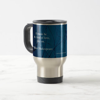 Shakespeare Theatre Teacher Gift Blue Travel Mug