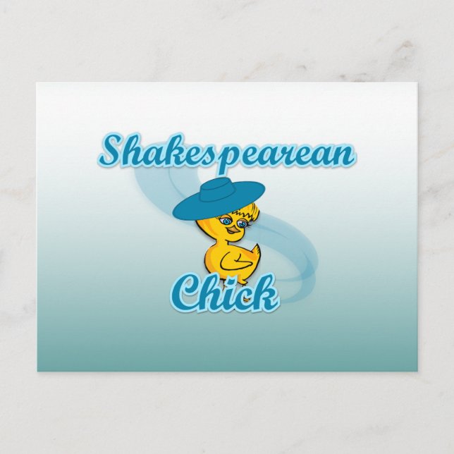 Shakespearean Chick #3 Postcard (Front)