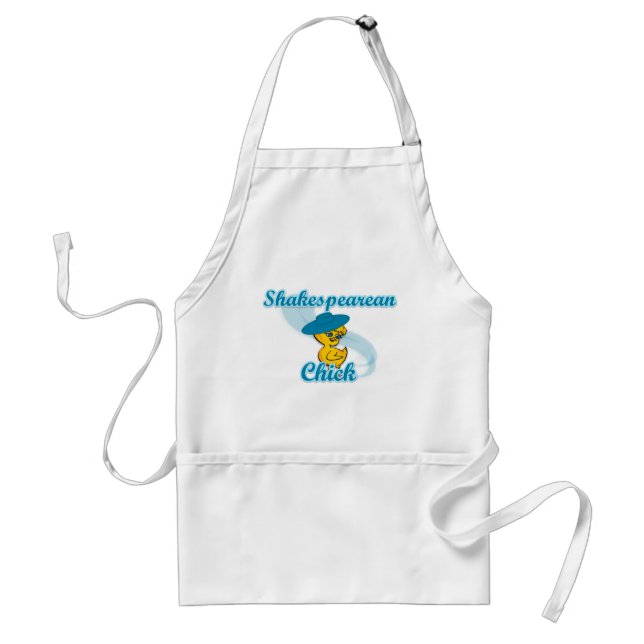 Shakespearean Chick #3 Standard Apron (Front)
