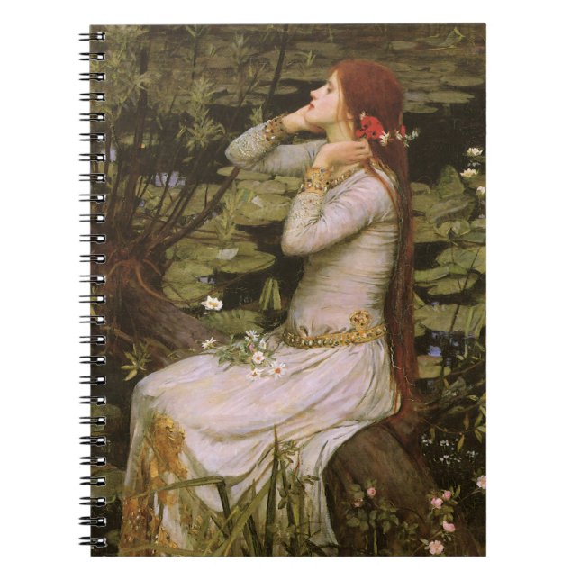 Shakespearean Ophelia: Romantic Victorian Era Art Notebook (Front)