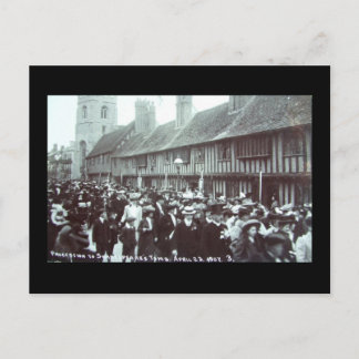 Shakespeare's Birthday 1907, Stratford-upon-Avon Postcard