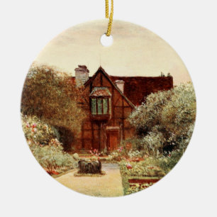 Shakespeare's Birthplace II, Stratford-upon-Avon Ceramic Tree Decoration