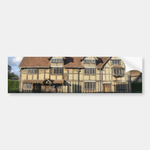 Shakespeare's Birthplace in Stratford Upon Avon Bumper Sticker
