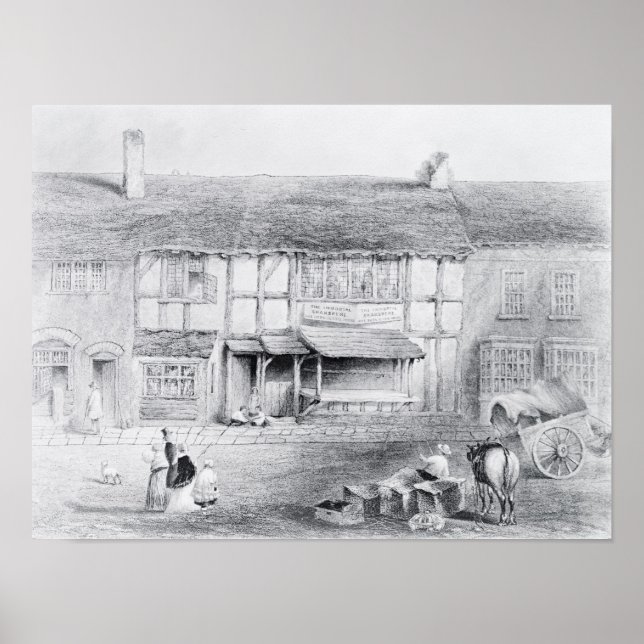 Shakespeare's Birthplace Poster (Front)