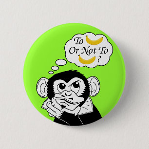 Shakespeare's Monkey 6 Cm Round Badge